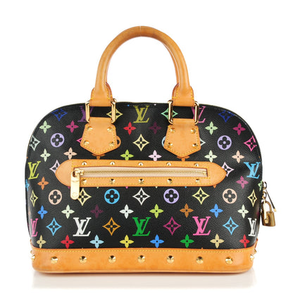 Louis Vuitton Monogram Multicolor Alma Black 2 of 38