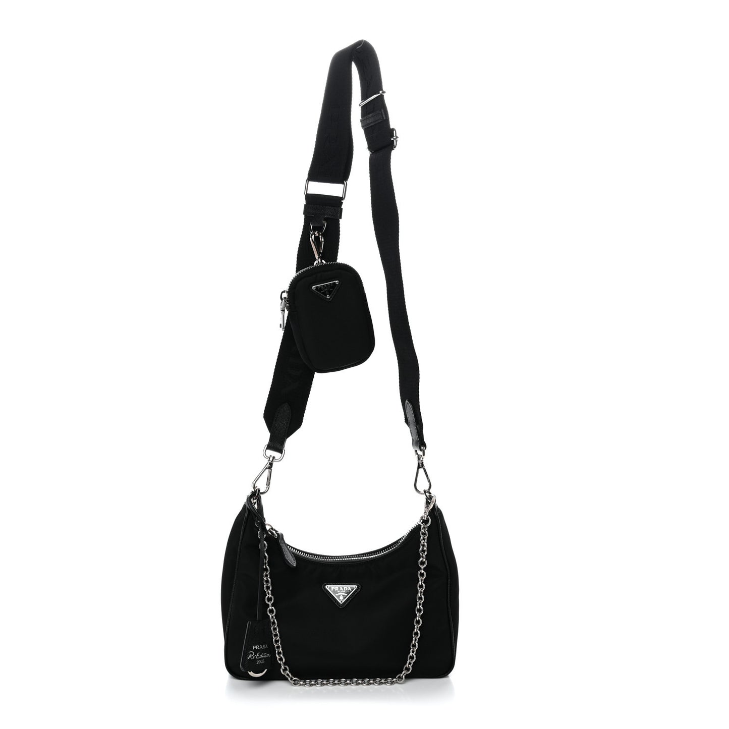 Nylon Re-Edition 2005 Shoulder Bag Black