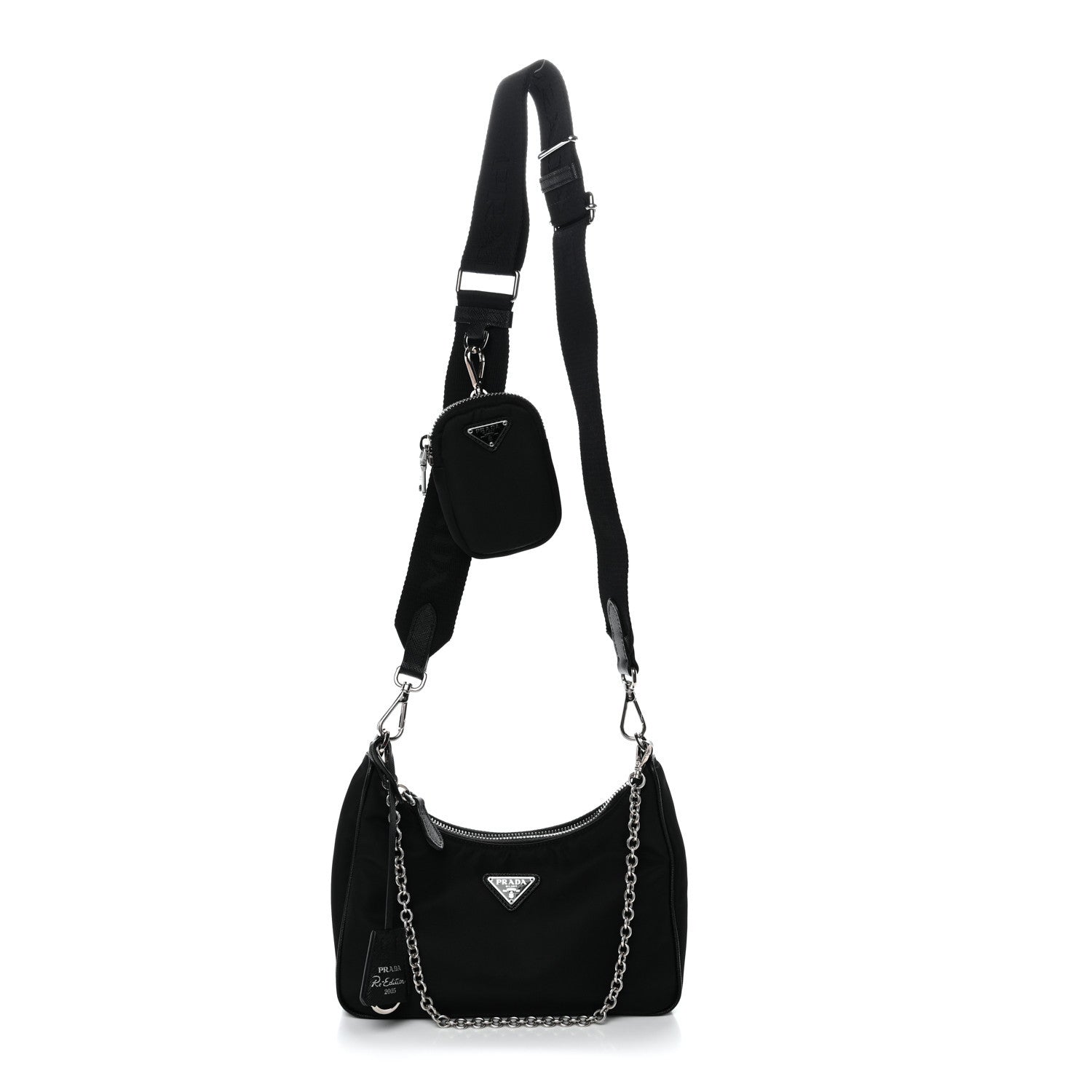 Prada Nylon Re-Edition 2005 Shoulder Bag Black 1 of 11