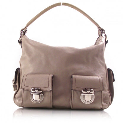 Marc Jacobs Leather Large Multipocket Hobo Taupe 1 of 12