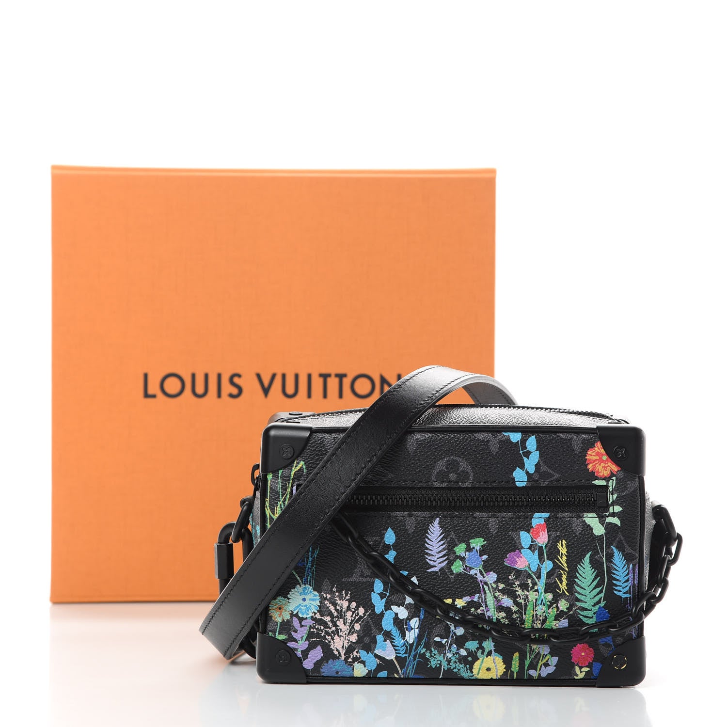 Louis Vuitton Monogram Eclipse Flower Print Mini Soft Trunk 12 of 12
