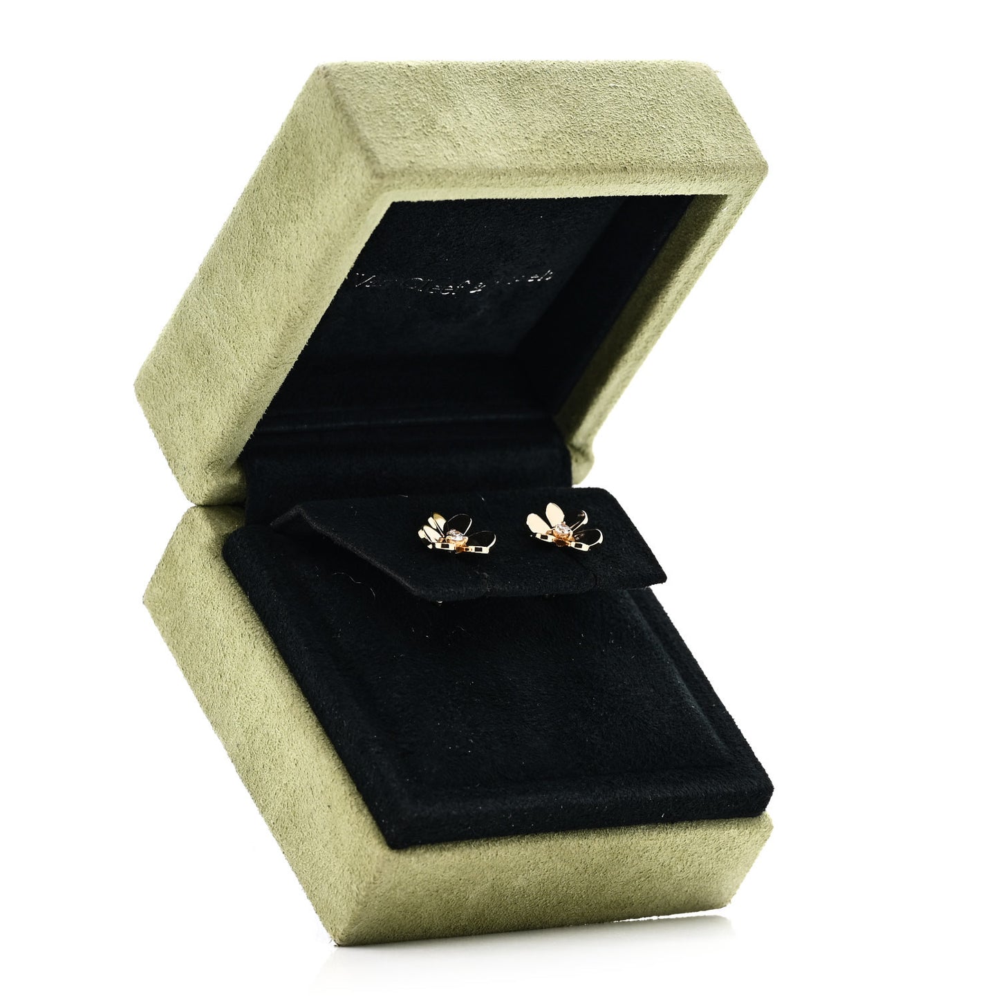 18K Yellow Gold Diamond Mini Frivole Earrings