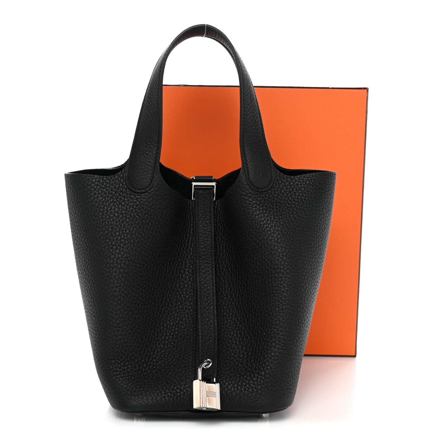 Hermes Taurillon Clemence Picotin Lock 18 PM Black 11 of 11