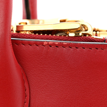 Prada Saffiano City Calfskin Small Paradigme Bag Red 12 of 13