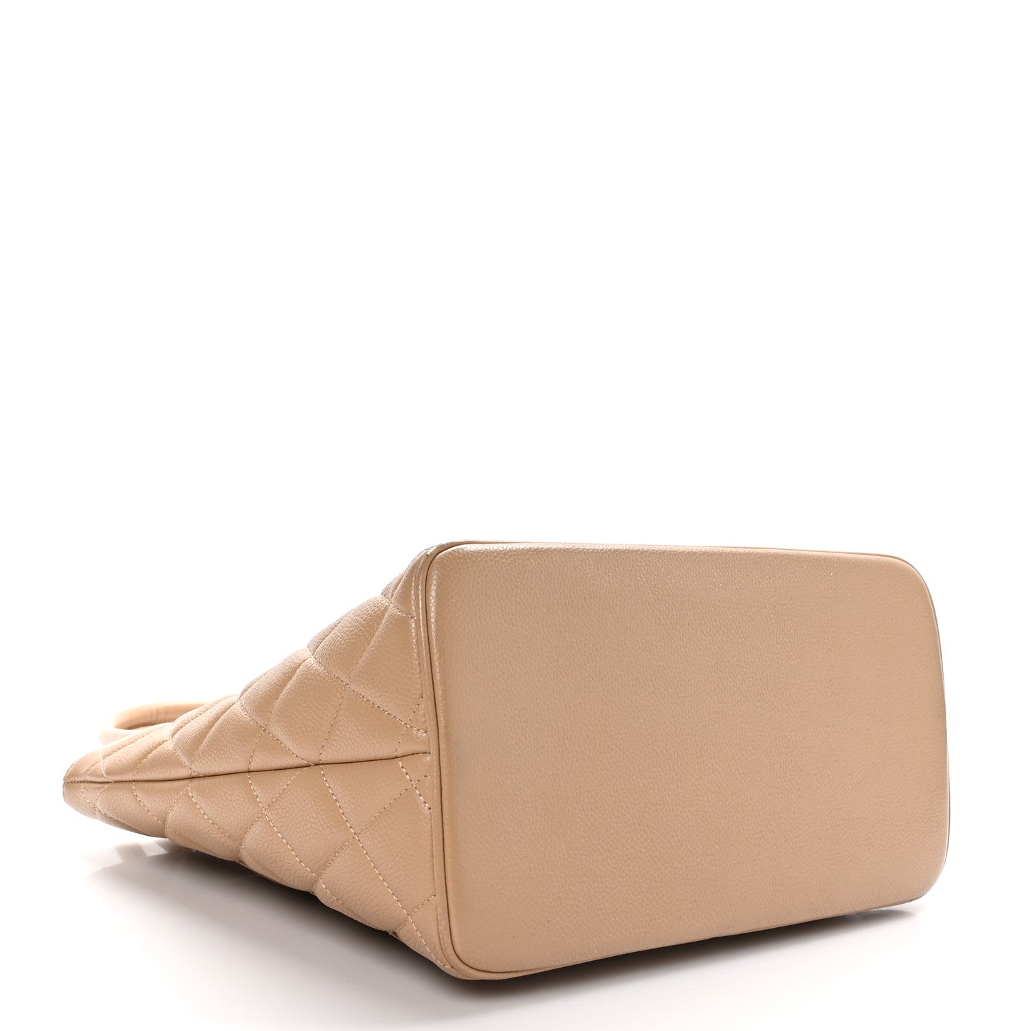Chanel Caviar Quilted Medallion Tote Beige 4 of 13