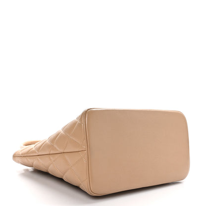 Chanel Caviar Quilted Medallion Tote Beige 4 of 13