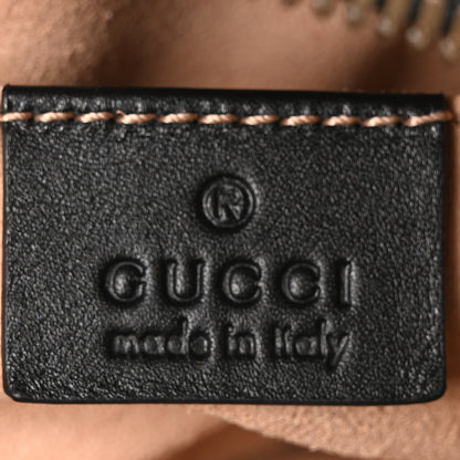 Gucci Calfskin Matelasse GG Marmont Belt Bag 95 38 Black 6 of 10