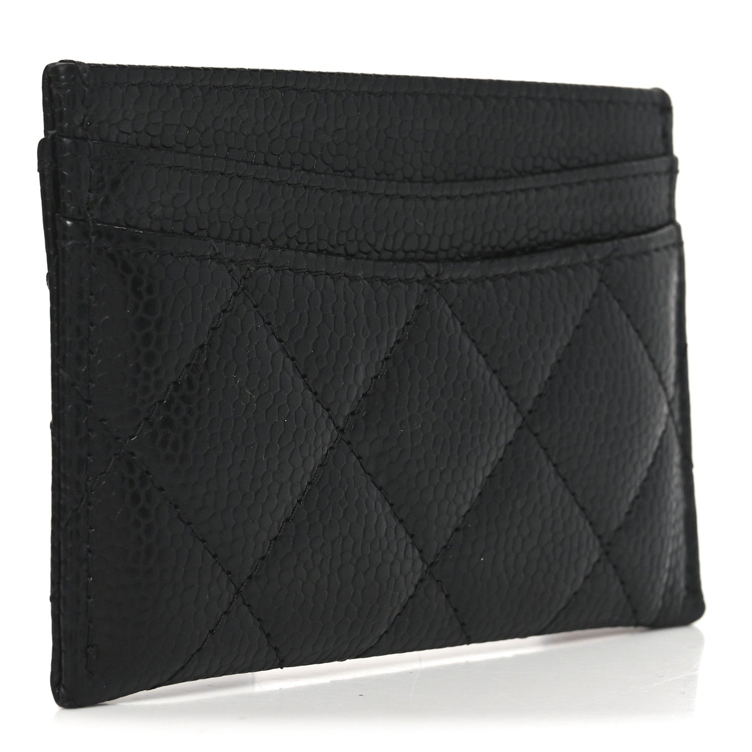 Chanel Caviar Quilted Card Holder Black 3 of 9
