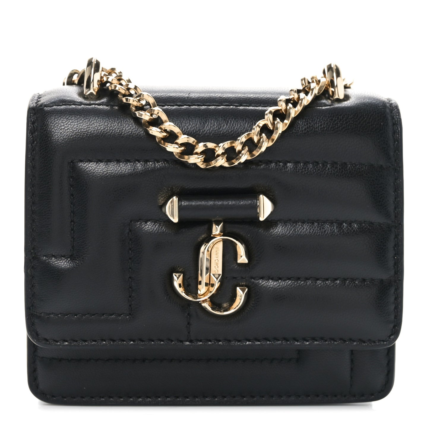 Nappa Quilted Varenne Micro Avenue Quad Black
