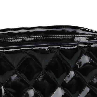 Chanel Patent Quilted Tassel Camera Case Black 10 of 10