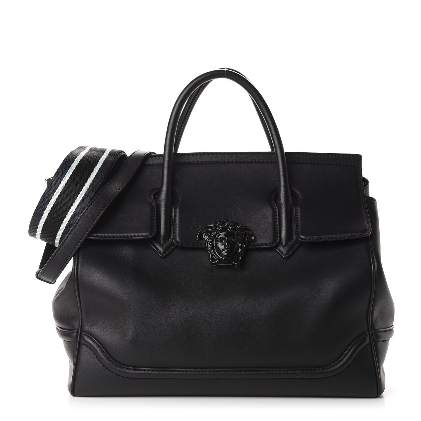 Calfskin Large Palazzo Empire Bag Black