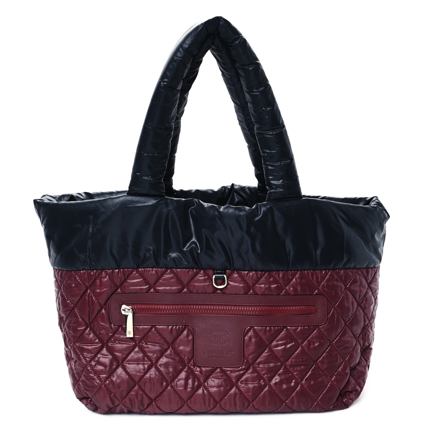 Chanel Nylon Coco Cocoon Large Reversible Tote Black 12 of 16