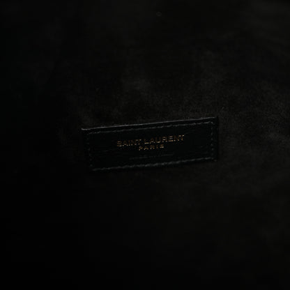 Saint Laurent Patent Grain De Poudre Large Souple Sac De Jour Black 6 of 11