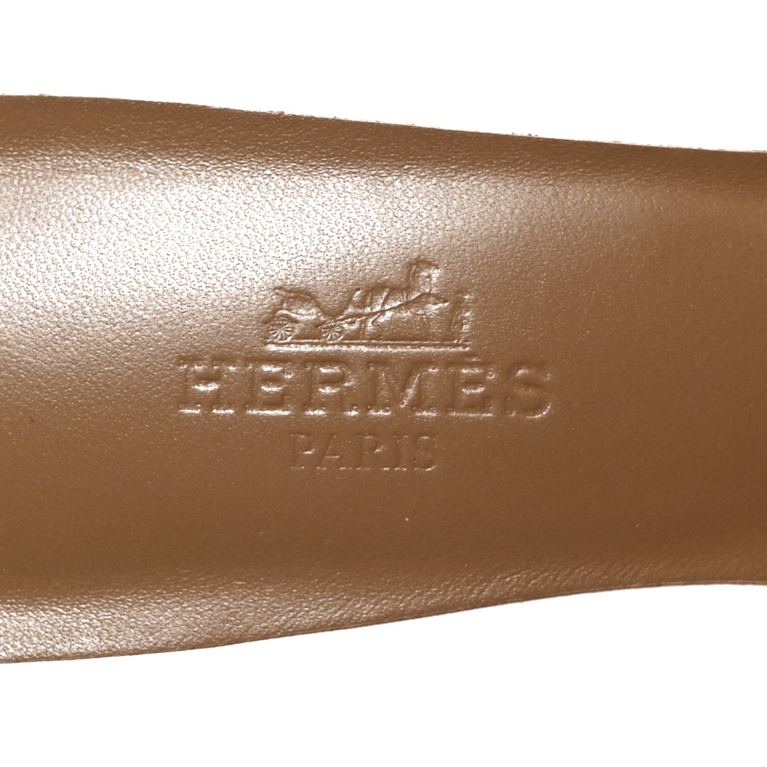 Hermes Calfskin Oasis Sandals 37.5 White 6 of 8