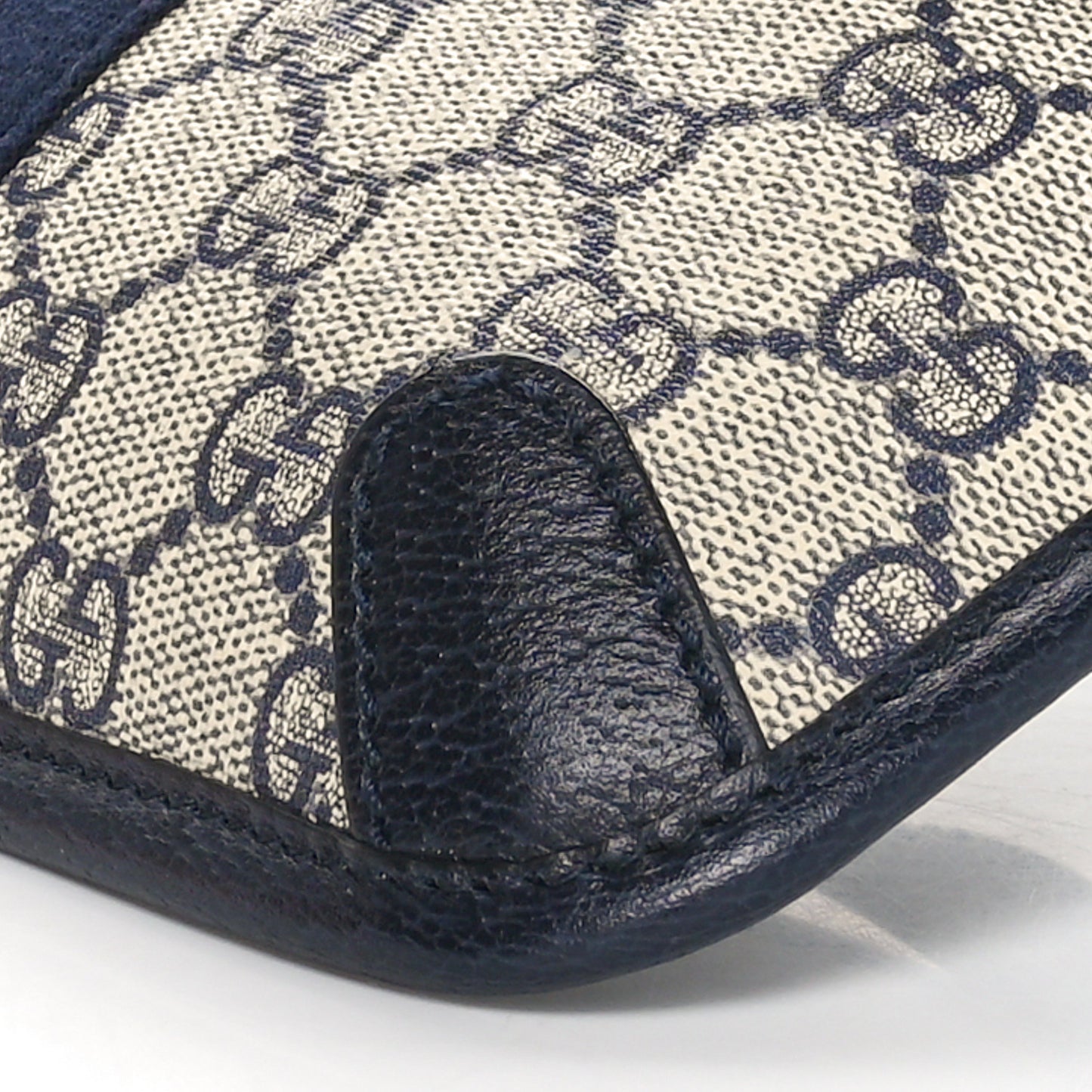 GG Supreme Monogram Web Small Ophidia Belt Bag 90 36 Beige Navy