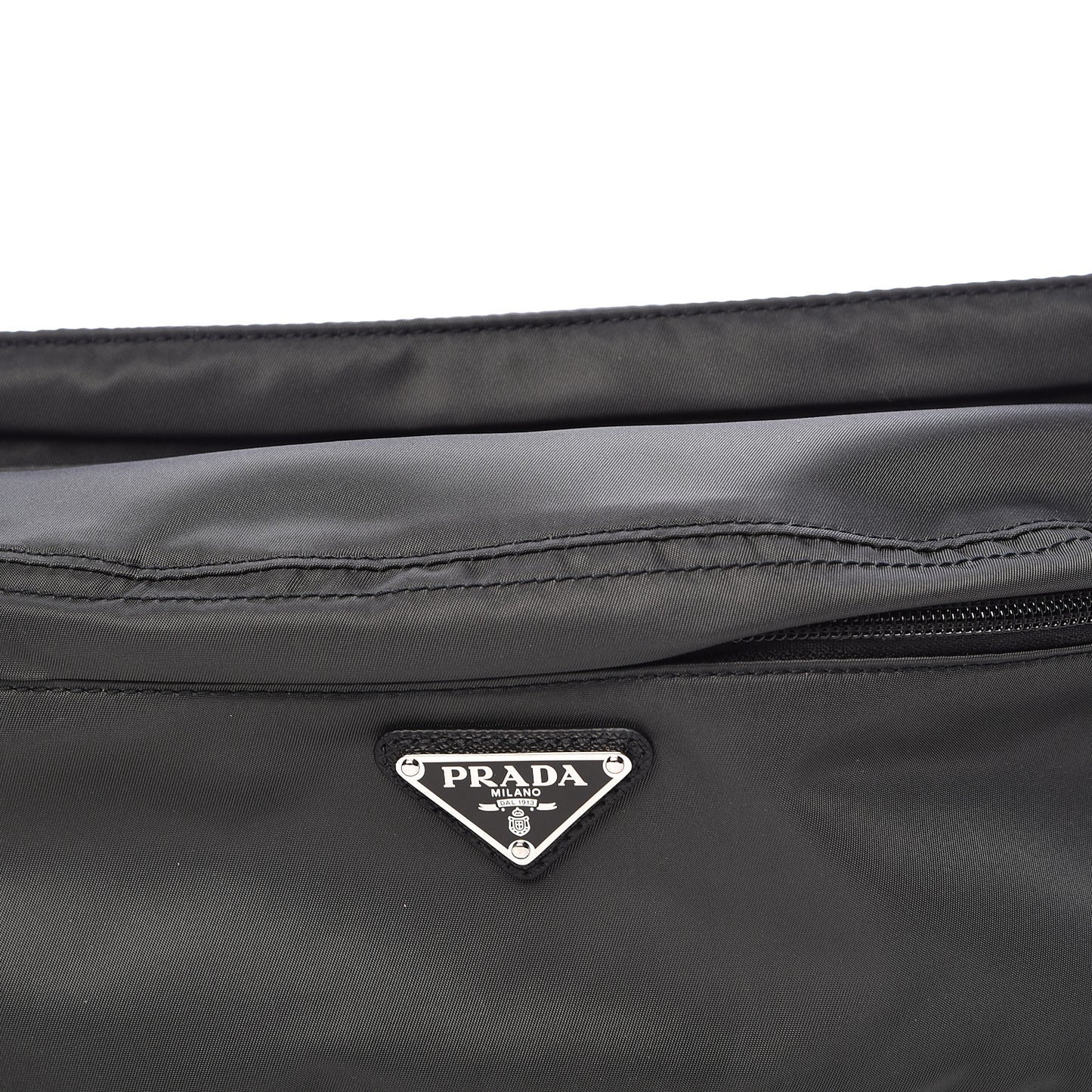 Tessuto Nylon Montagna Belt Bag Piombo