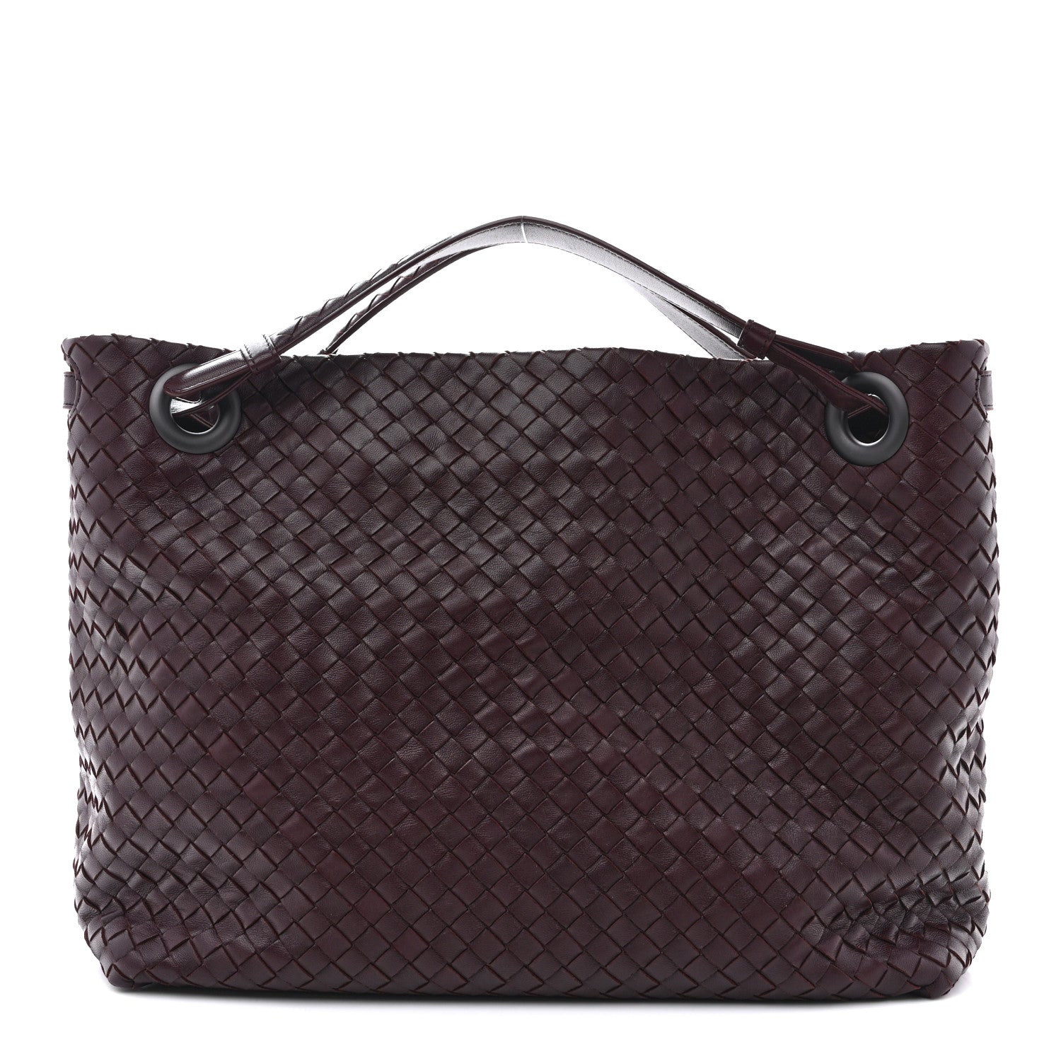Bottega Veneta Nappa Intrecciato Bella Tote Aubergine 1 of 13