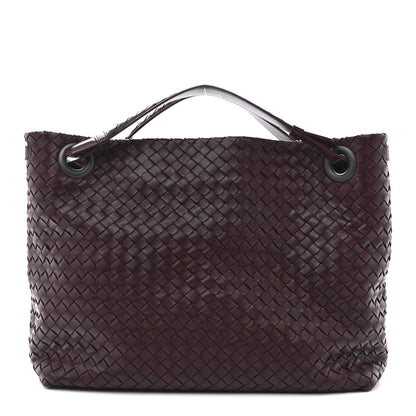 Bottega Veneta Nappa Intrecciato Bella Tote Aubergine 1 of 13