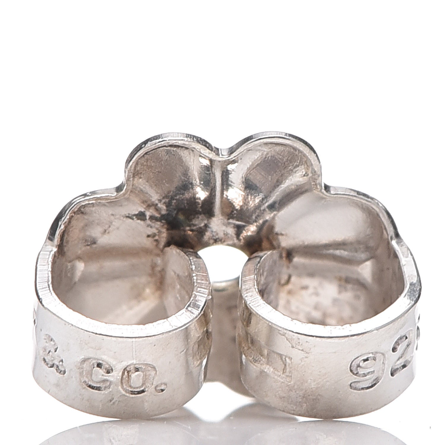 Tiffany Sterling Silver 11mm Elsa Peretti Eternal Circle Earrings 4 of 4