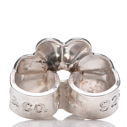 Tiffany Sterling Silver 11mm Elsa Peretti Eternal Circle Earrings 4 of 4