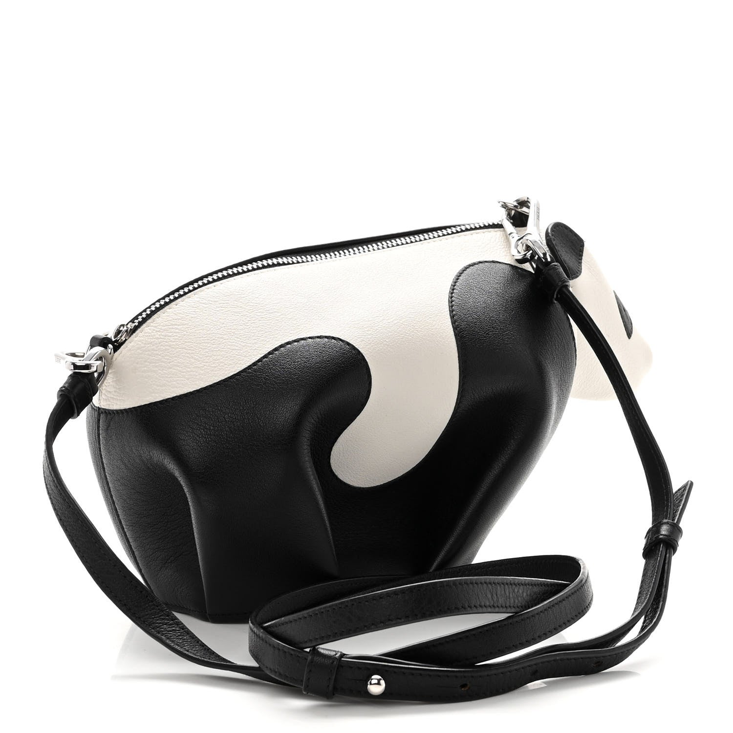 Loewe Calfskin Panda Crossbody Black White 3 of 11