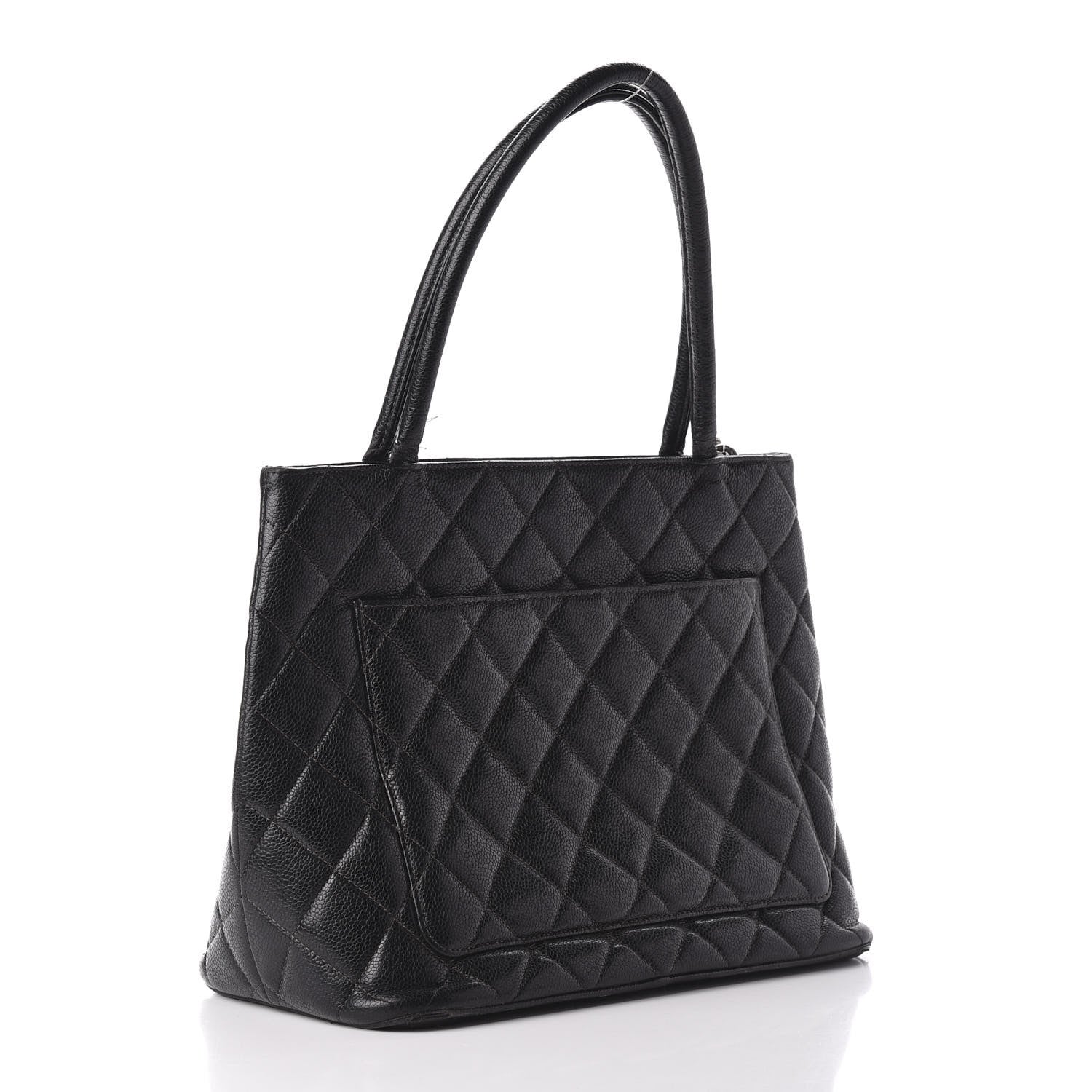 Chanel Caviar Quilted Medallion Tote Black 3 of 13