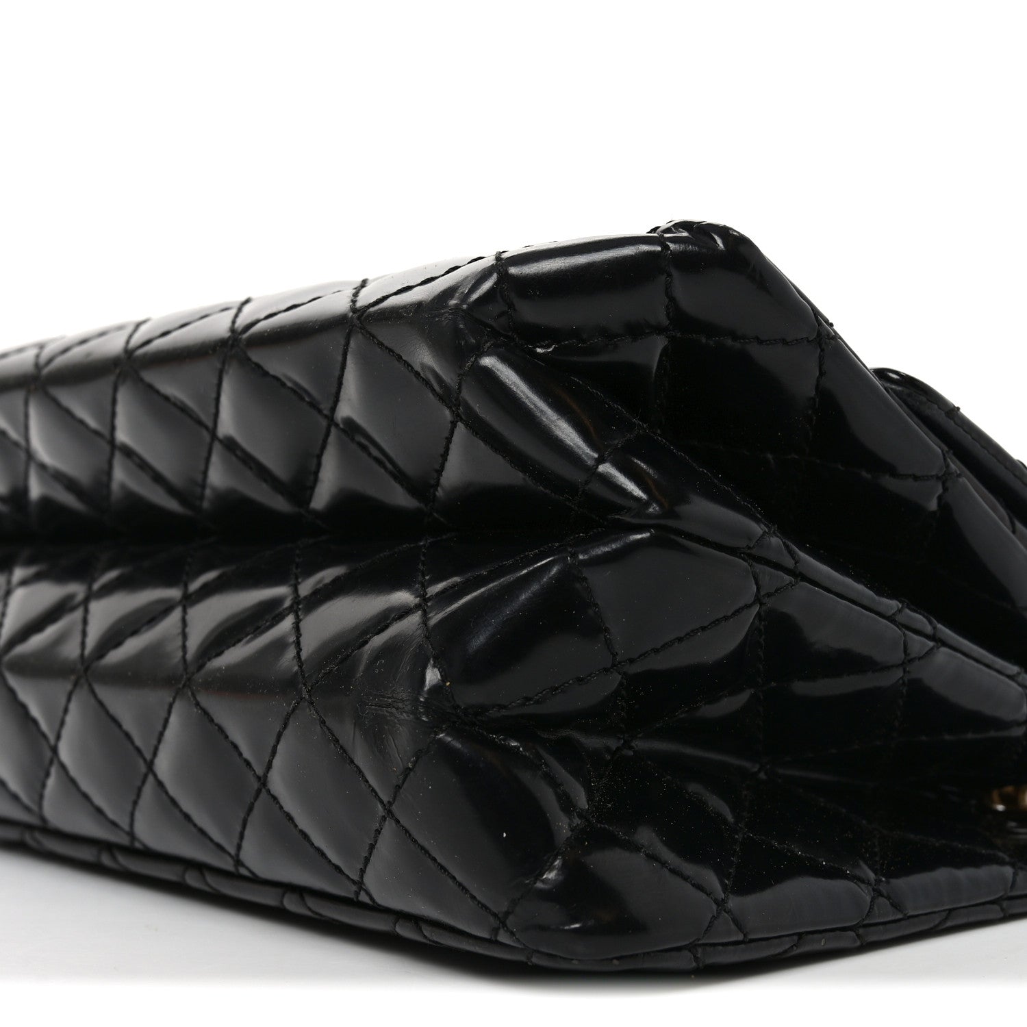 Chanel Patent Quilted Accordion Reissue 2.55 Flap Black 10 of 10