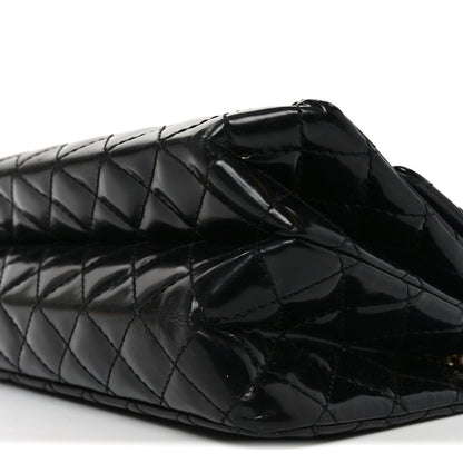 Chanel Patent Quilted Accordion Reissue 2.55 Flap Black 10 of 10