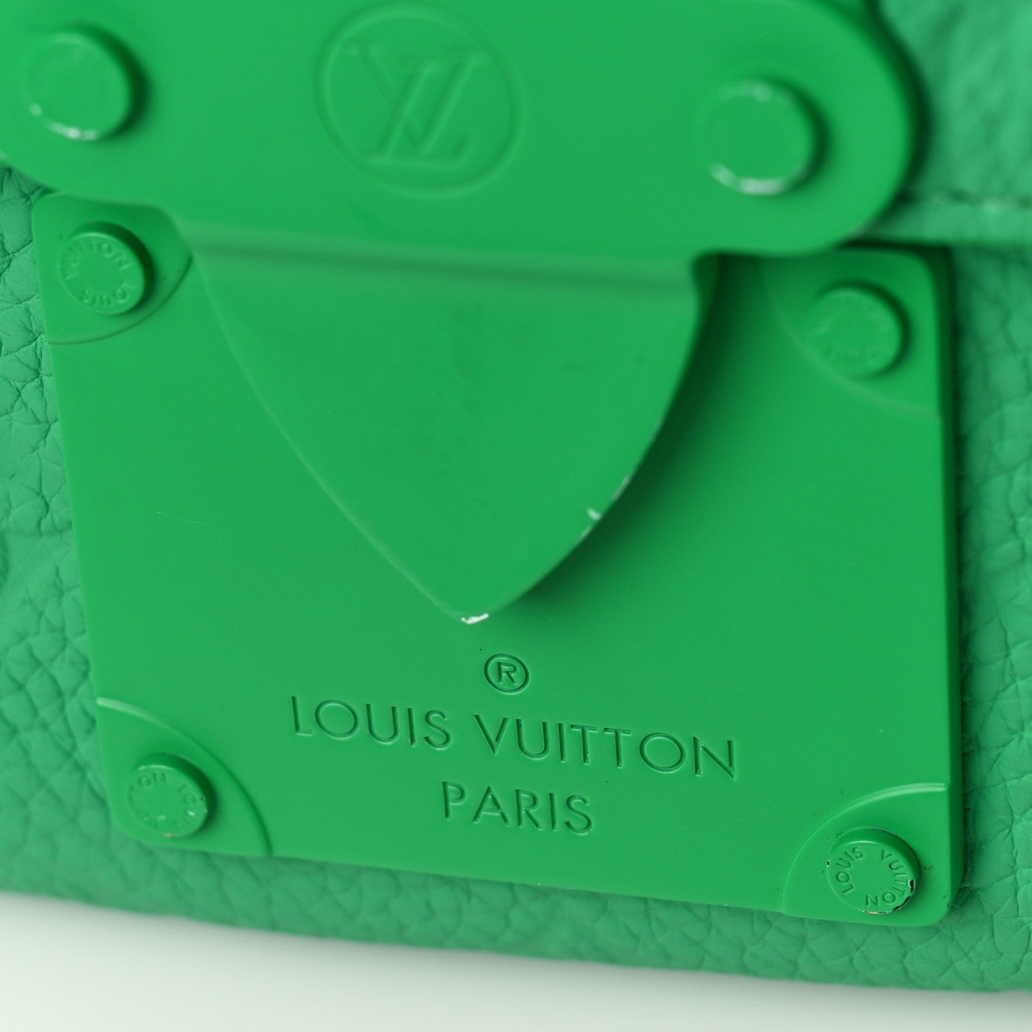 Louis Vuitton Taurillon Monogram S Lock Messenger Minty Green 10 of 10