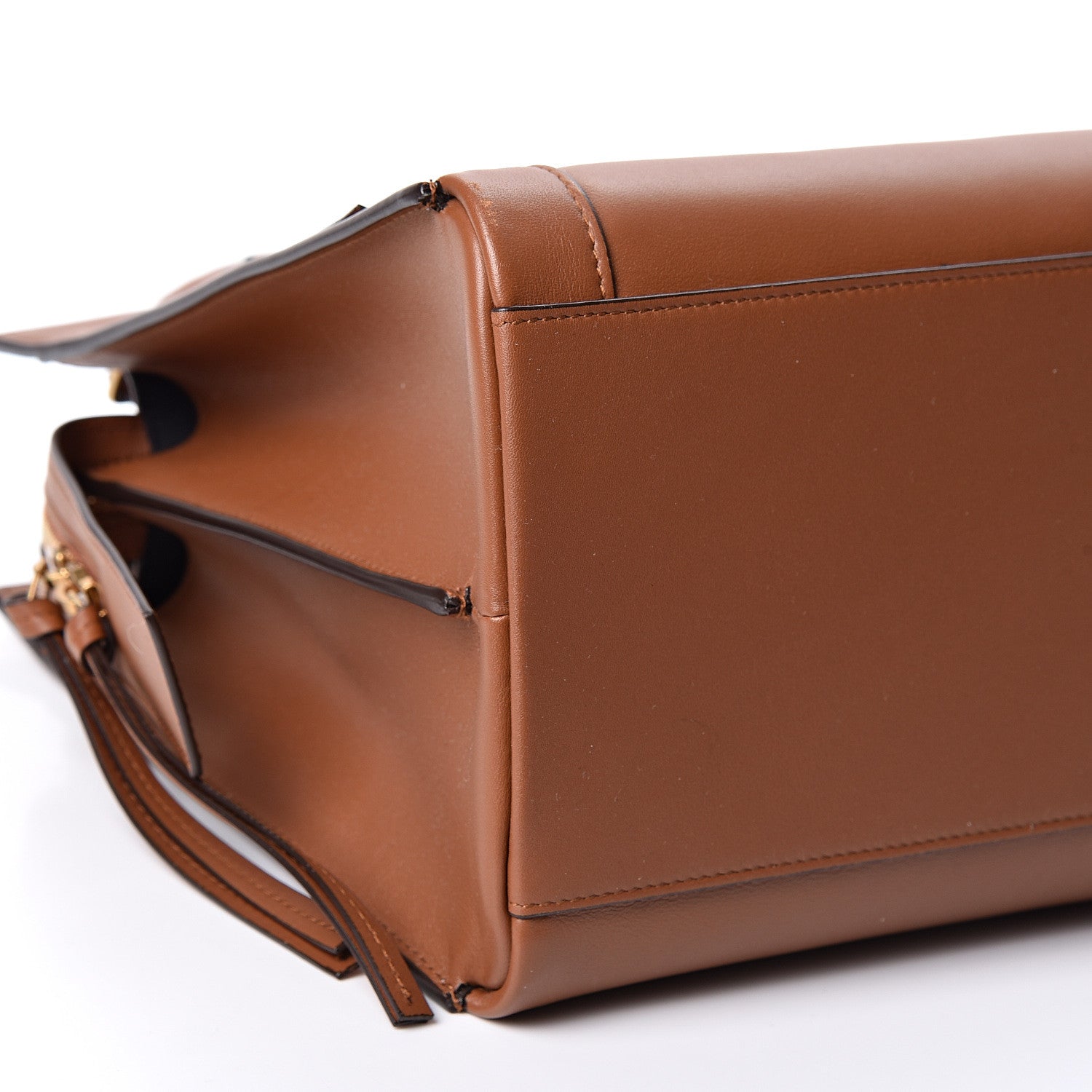 Saint Laurent Smooth Calfskin Small Eastside Tote Brown 7 of 8