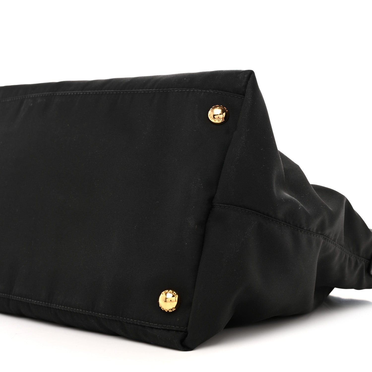 Prada Tessuto Nylon Saffiano Tote Black 11 of 15