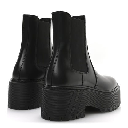 Hermes Calfskin Harrow Ankle Boots 35 Black 5 of 9