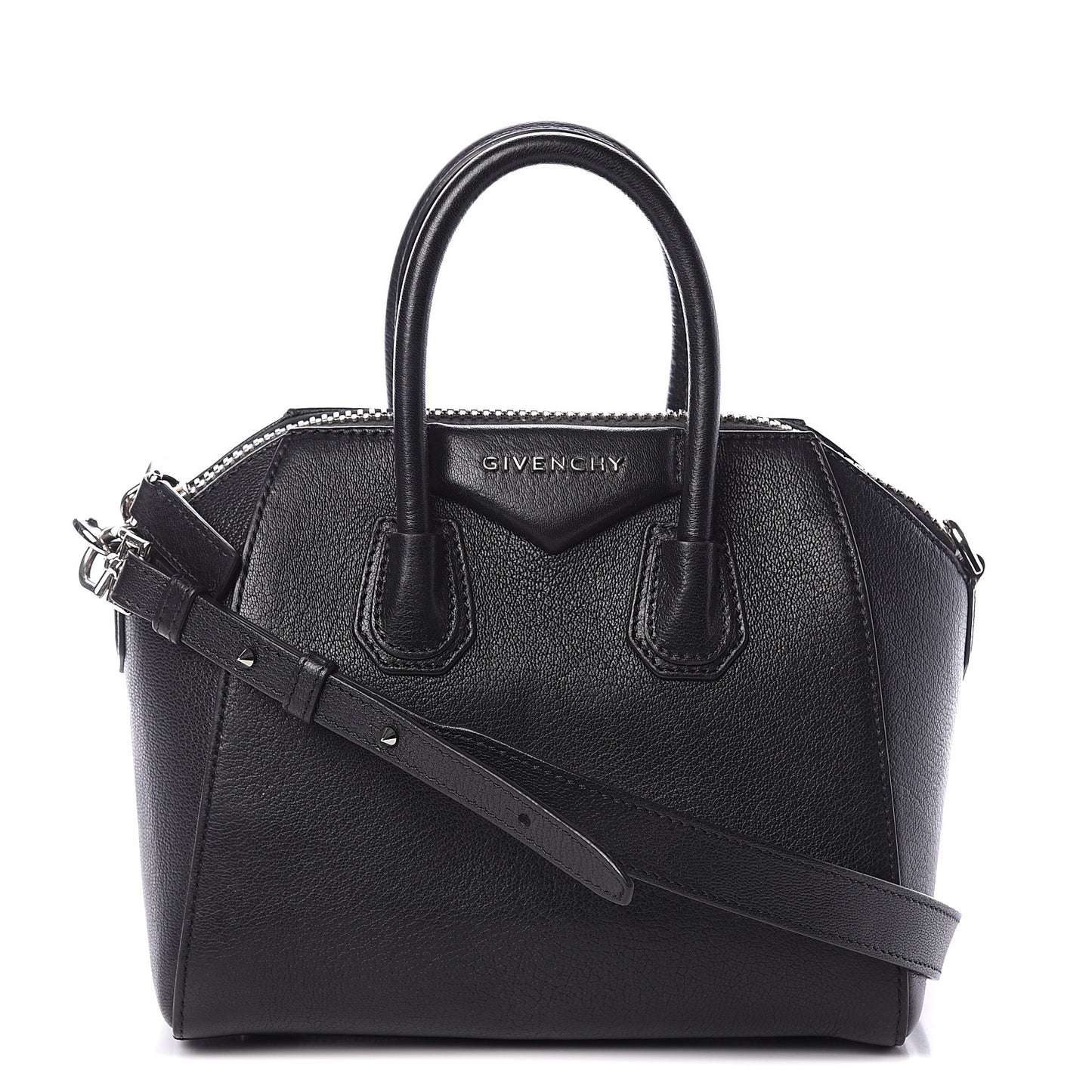 Sugar Goatskin Mini Antigona Black