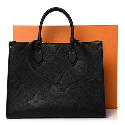 Louis Vuitton Empreinte Monogram Giant Onthego MM Black 9 of 9