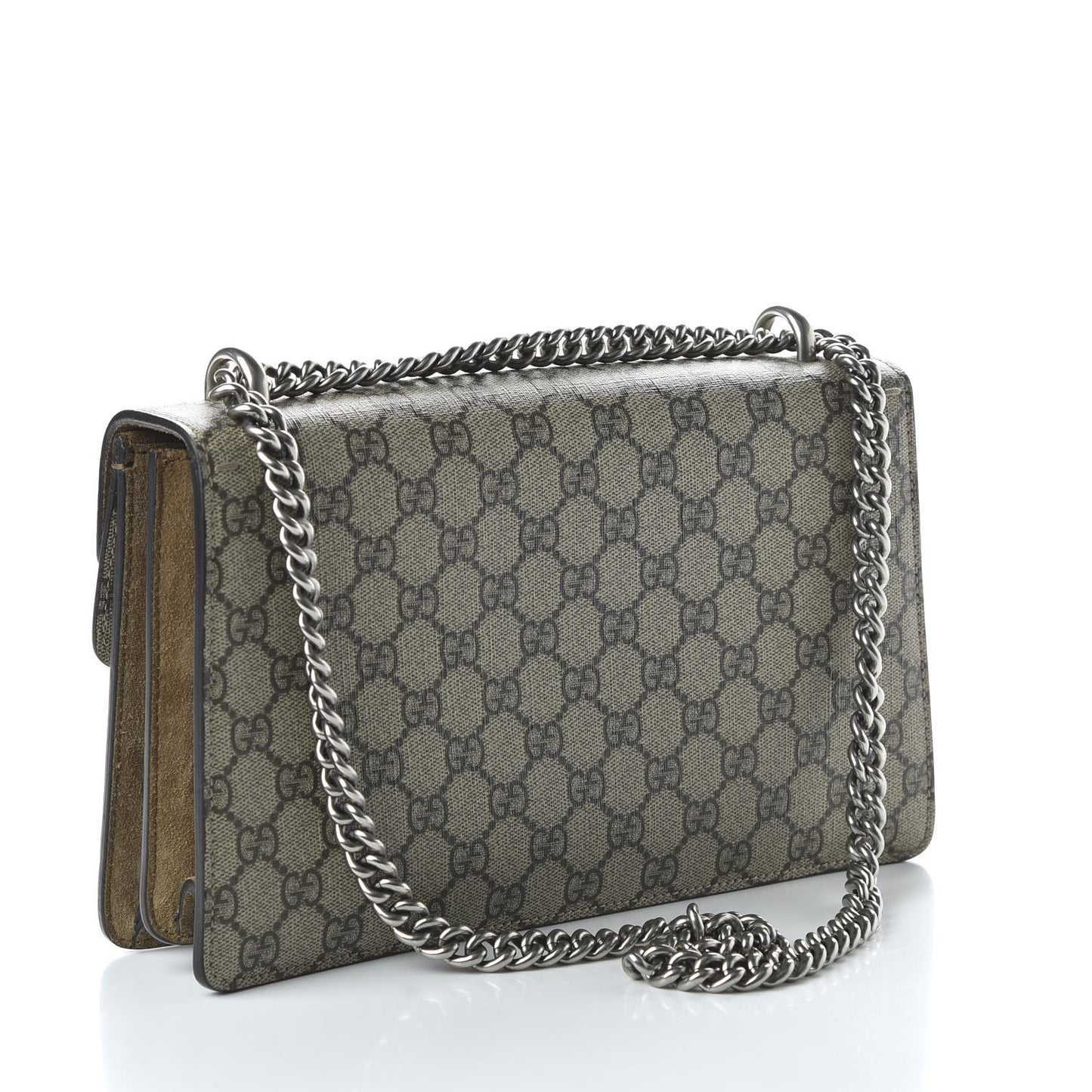 GG Supreme Monogram Small Dionysus Shoulder Bag Taupe