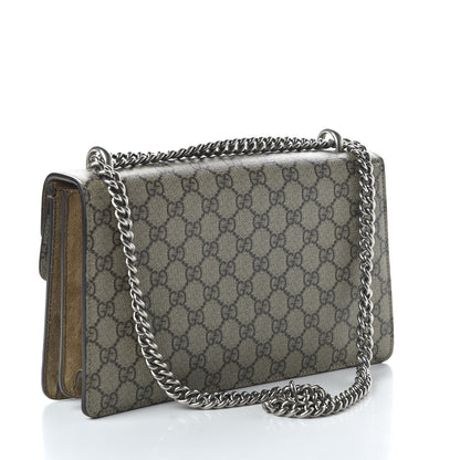 Gucci GG Supreme Monogram Small Dionysus Shoulder Bag Taupe 3 of 10