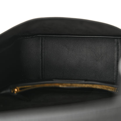 Saint Laurent Grained Calfskin Small Le 5 A 7 Soft Hobo Black 5 of 10