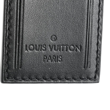 Louis Vuitton Calfskin Luggage Tag Black 3 of 3