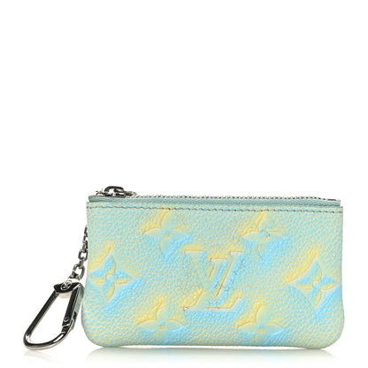 Louis Vuitton Empreinte Monogram Summer Stardust Key Pouch Water Green 1 of 8