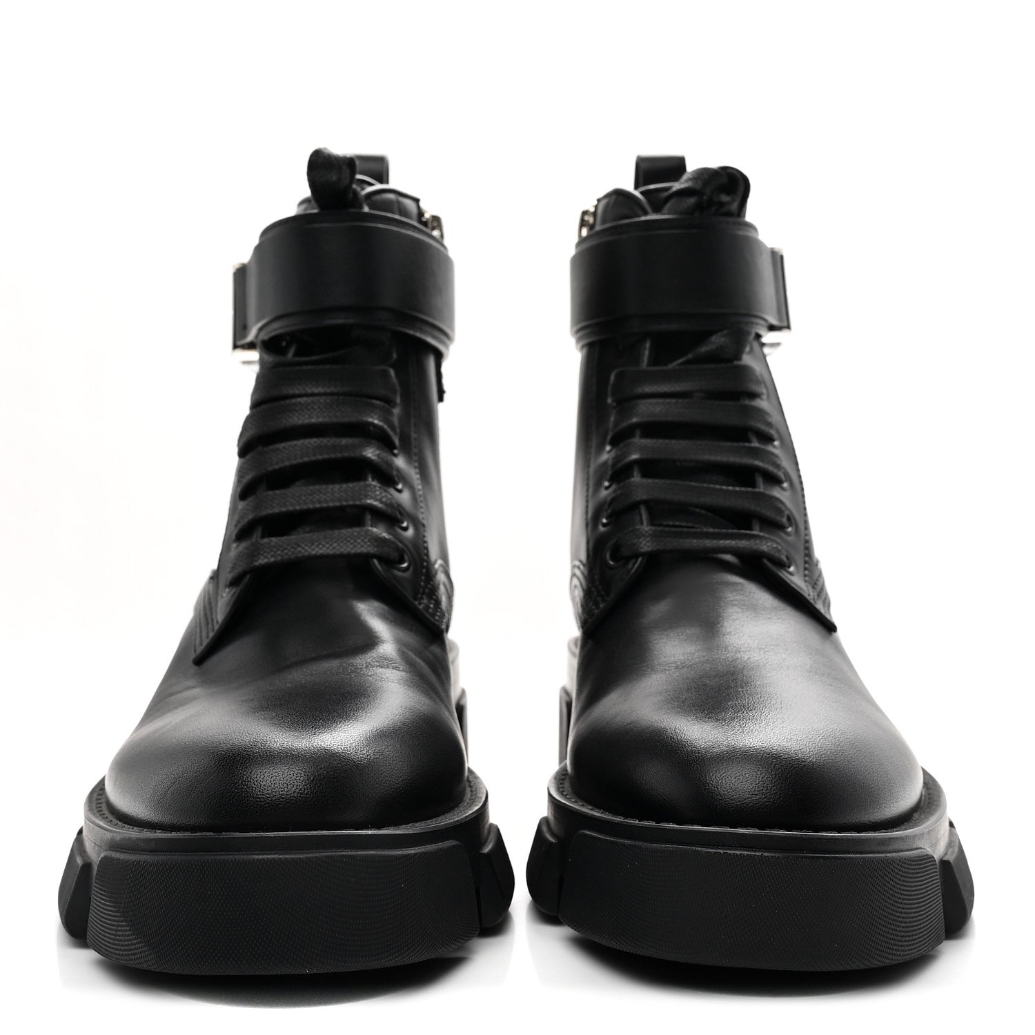 Givenchy Calfskin Combat Boots 36 Black 3 of 9