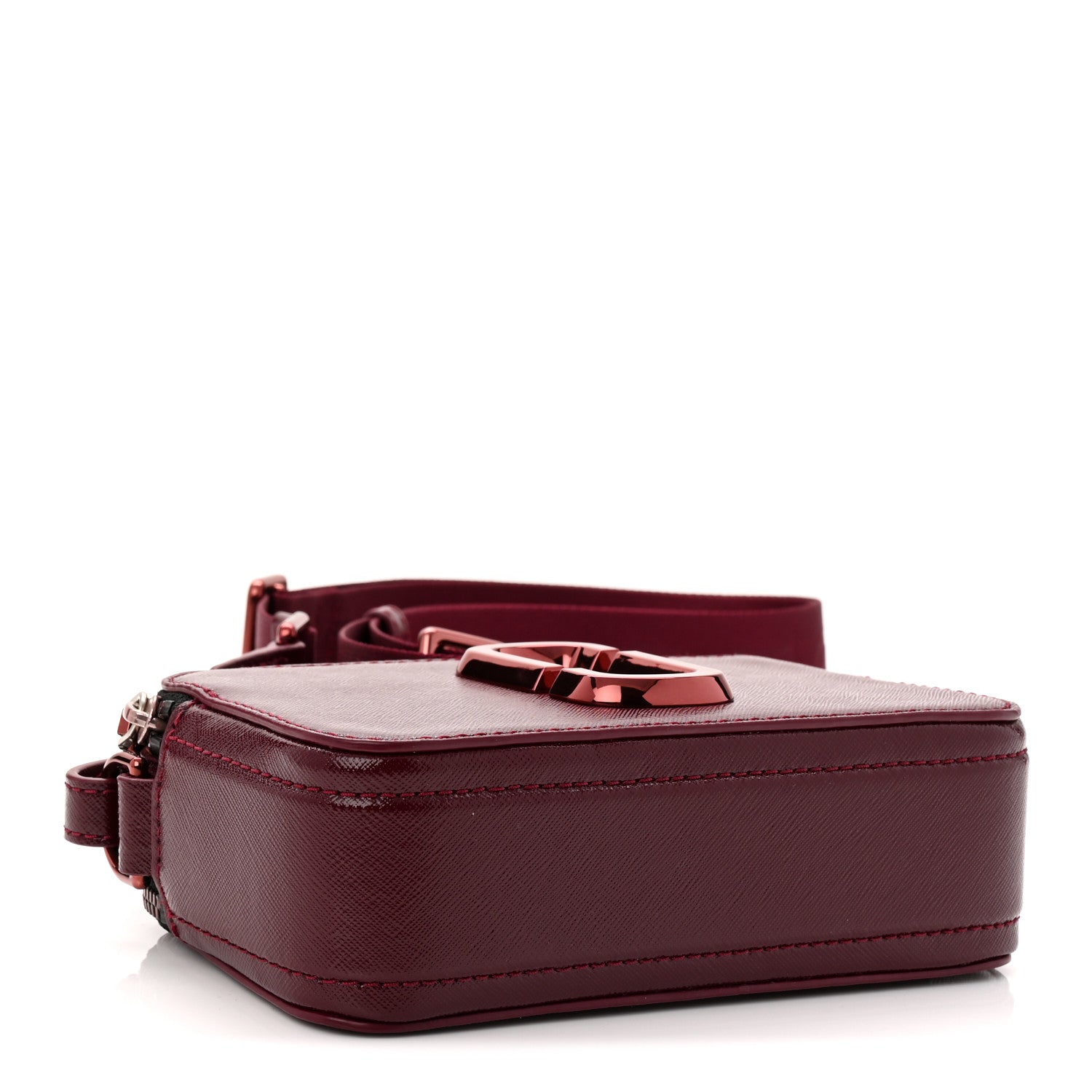 Marc Jacobs Saffiano Snapshot Camera Bag Burgundy 4 of 10