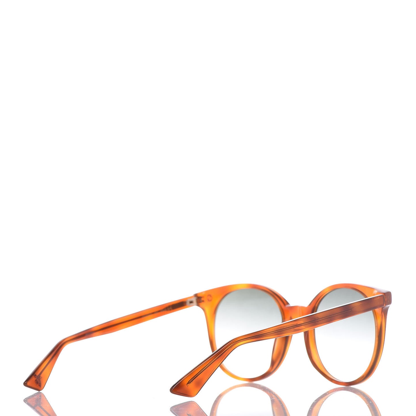 Round Frame Sunglasses GG0091S Tortoise