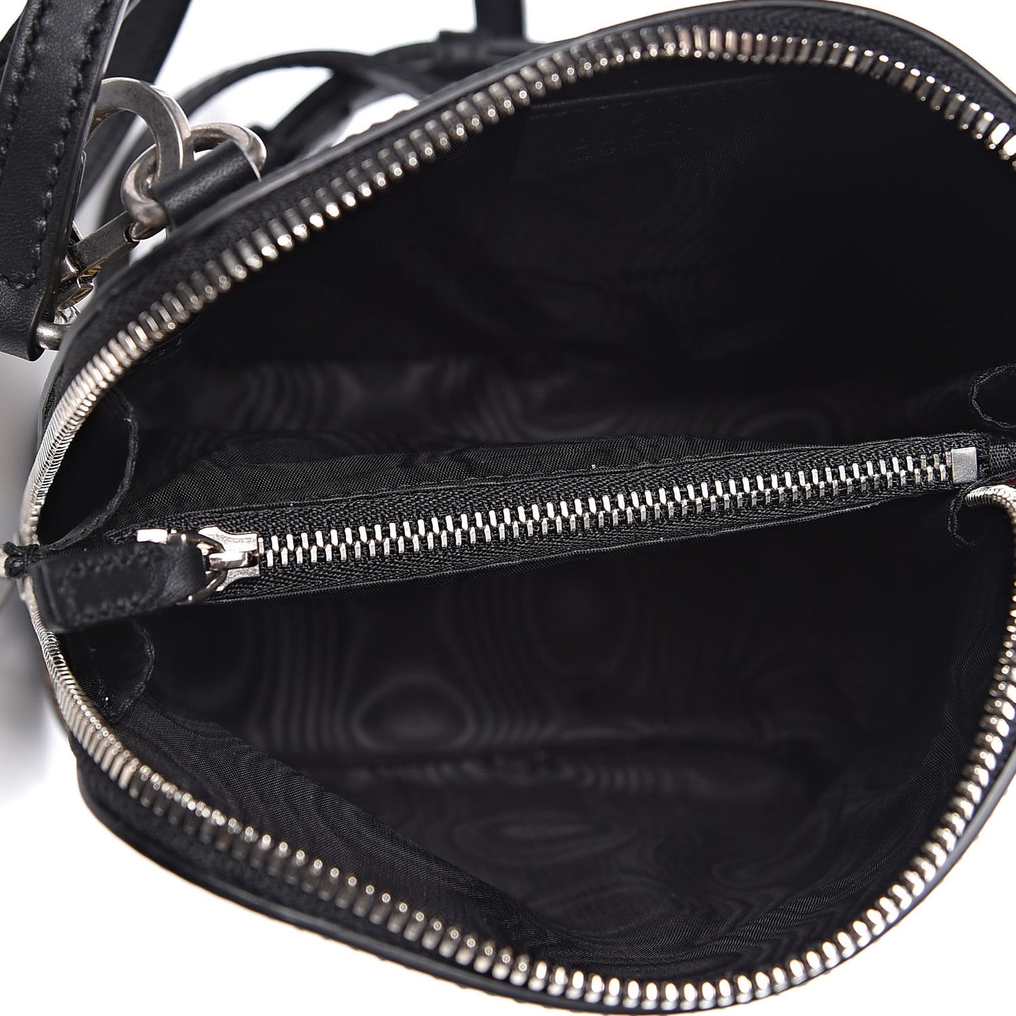 X SEGA Calfskin GUCCY Stars Mini Dome Shoulder Bag Black Gold