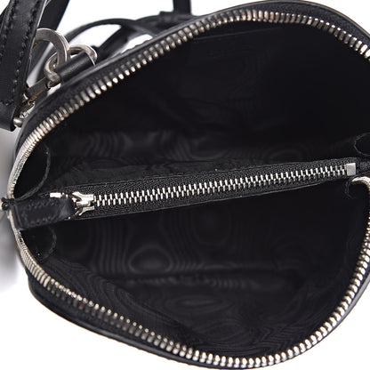 Gucci X SEGA Calfskin GUCCY Stars Mini Dome Shoulder Bag Black Gold 5 of 10