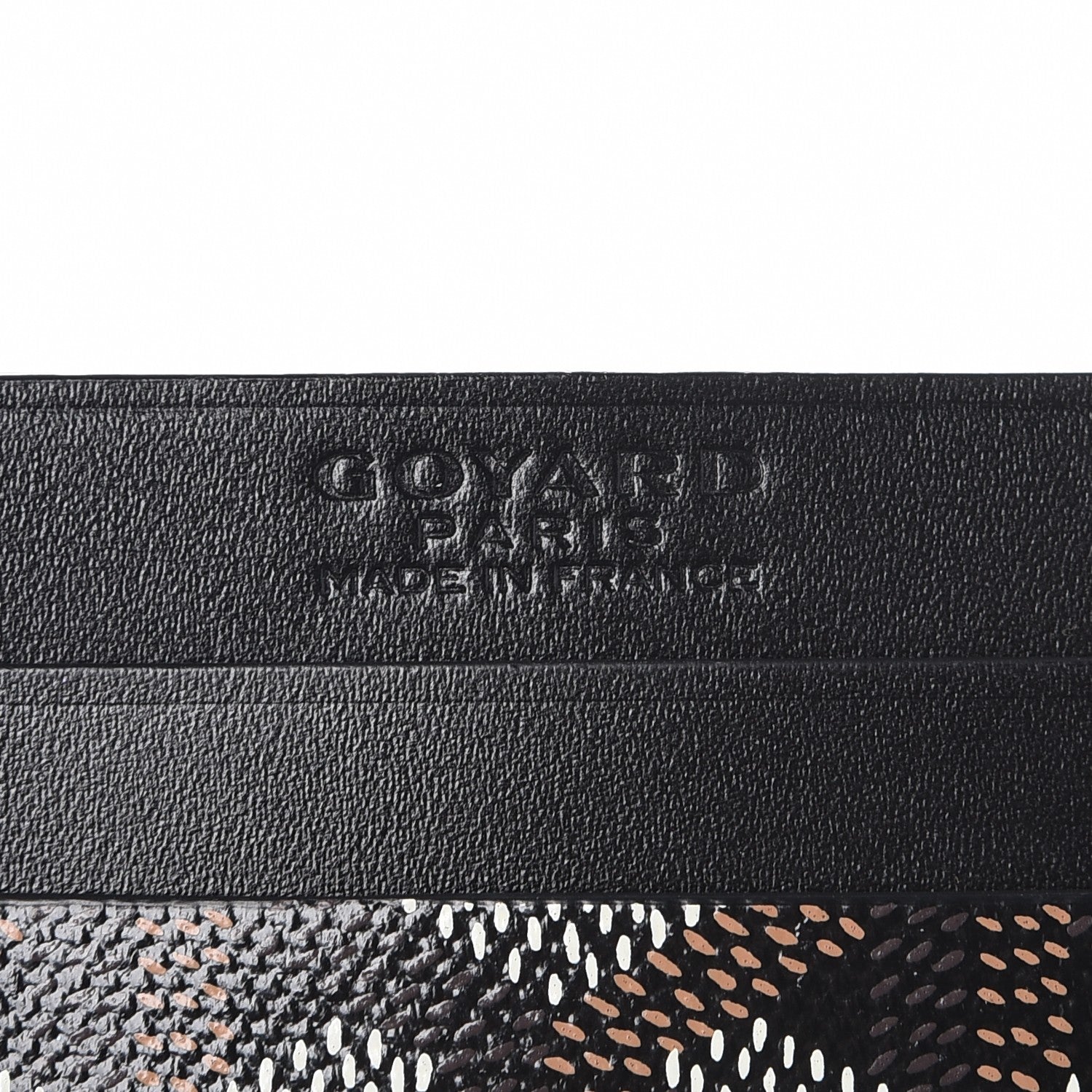 Goyard Goyardine Saint Sulpice Card Holder Black 6 of 8