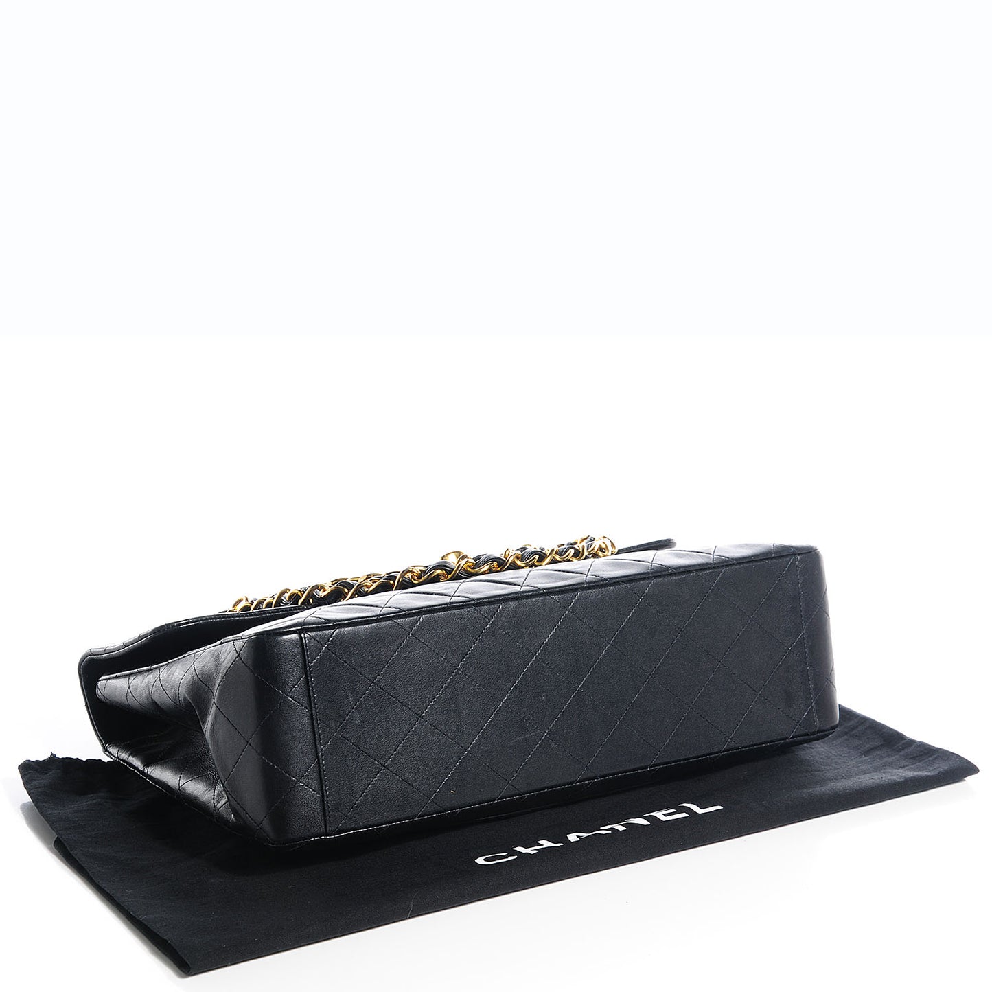 Lambskin XL Jumbo Flap Navy