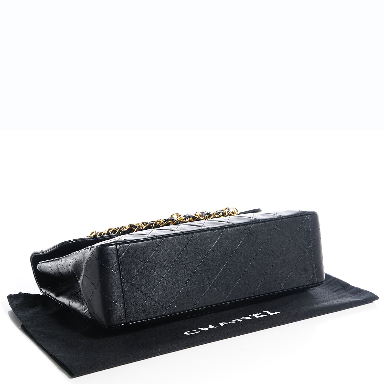 Chanel Lambskin XL Jumbo Flap Navy 4 of 7