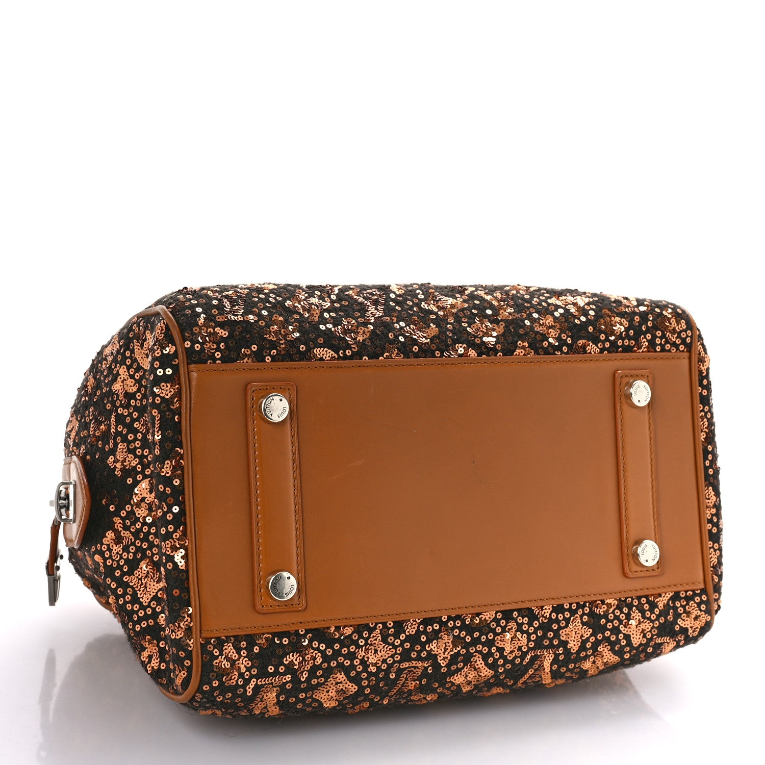 Louis Vuitton Sequin Monogram Sunshine Express Speedy Gold 4 of 10
