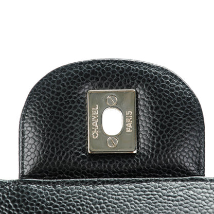 Chanel Caviar Quilted Jumbo Double Flap Black 5 of 9