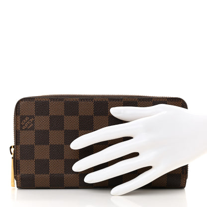 Louis Vuitton Damier Ebene Zippy Wallet 2 of 10